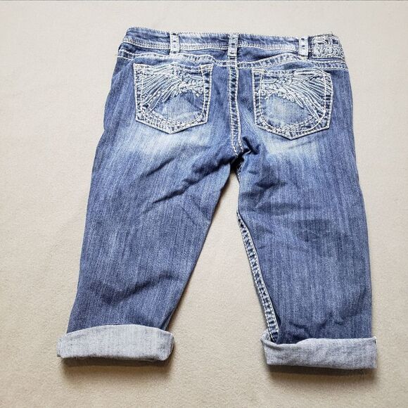 Silver Jeans Tuesday Crop - Women's Blue Jean Cropped Jeans / Shorts / Capri - Picture 1 of 13